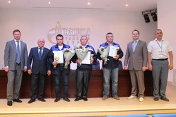 Победители смотра-конкурса профессионального мастерства на звание «Лучший машинист технологических компрессоров» ООО «Газпром трансгаз Казань»: