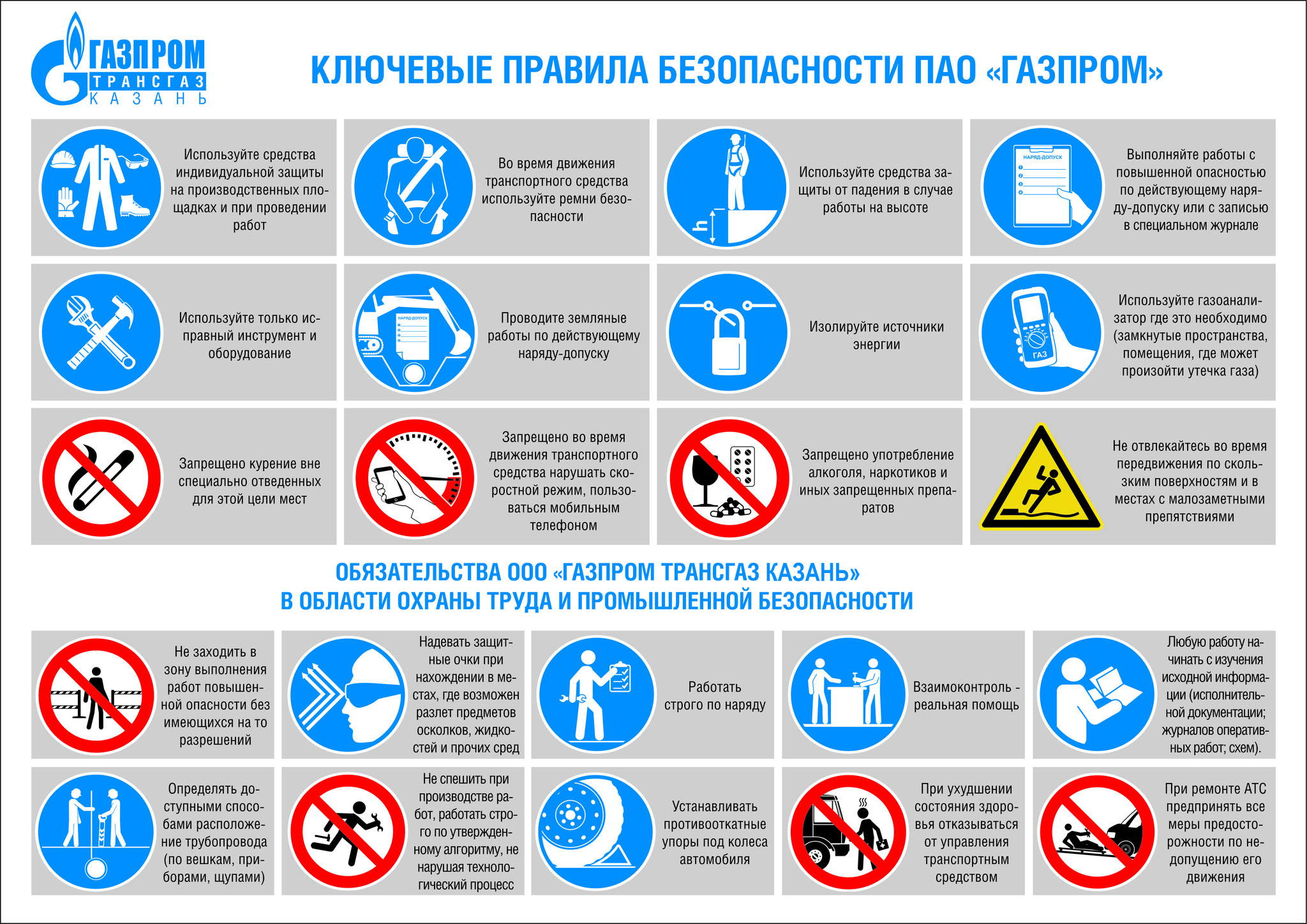 10 основных правил безопасности